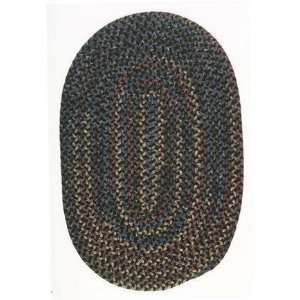 Colonial Mills Midnight MN46 Carbon 12 X 15 Oval Area Rug  