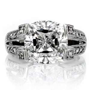   Elizabeths Fake Engagement Ring   CZ Cubic Zirconia Diamond Jewelry
