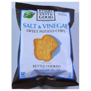 Food Should Taste Good Salt & Vinegar Sweet Potato Chips (Case of 24 