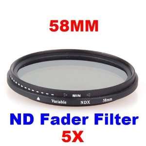  Neewer 5X 58mm ND Fader Neutral Density Adjustable 