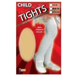  Childs Tan Nylon Tights Size Small (4 6) 