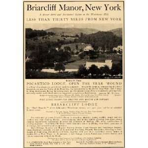  1906 Ad New York Briarcliff Manor Pocantico Lodge Hotel 