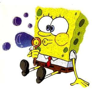  Spongebob Squarepants blowing bubbles sitting Heat Iron On 