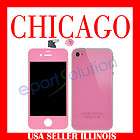 CDMA iphone 4 Compatible Pink LCD Touch Sreen Assembly Back Cover 