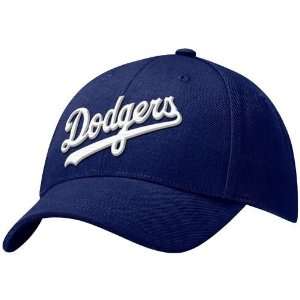  Los Angeles Dodgers Swoosh Flex Fit Hat (Blue) Sports 