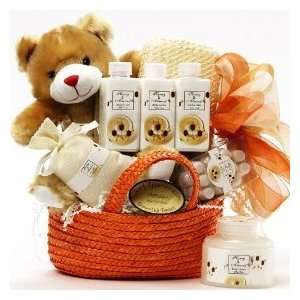 Art of Appreciation Gift Baskets Honey Bear Spa Bath and Body Set 