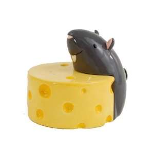  Mouse and Swiss Cheese Salt & Pepper Shakers S/P Kitchen 