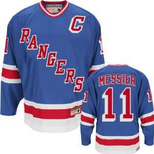 Mark Messier Blue Reebok NHL 1990 Heroes of Hockey Edmonton Oilers 