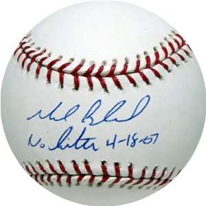 Autographed Mark Buehrle Ball   with No Hitter / Date Inscription 