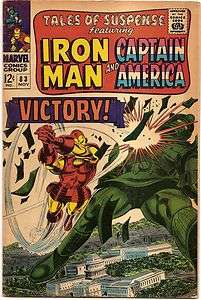 SILVER AGE 1966 TALES OF SUSPENSE #83 IRON MAN/CAPT AMERICA/TUMBLER by 