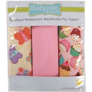  Babyville Boutique Packaged PUL Fabric, Sweet Stuff 