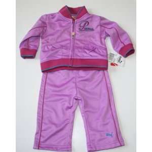   /Infant Girl 2 Piece Sweatsuit Size 3 6 Months   Iris Purple Baby