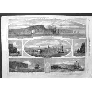  1860 BASIN MINAS JOHN SHIPS SPLIT ROCK STYX PARTRIDGE 