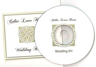 Delux Celtic Love Knot Wedding Invitation Kit on CD  