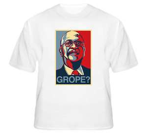 Herman Cain Grope Republican Daily Show T Shirt  