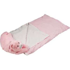    Happy Camper Kids Bunny Pet Pillow Sleeping Bag Combo Toys & Games