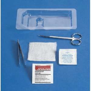 Kits Suture Removal Trays Suture Removal Tray With Metal Scissors 