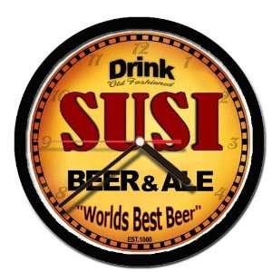  SUSI beer and ale cerveza wall clock 