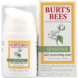  Burts Bees  Sensitive Daily Moisturizing Cream, 1.8oz 