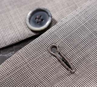 Recent $4695 BRIONI Lighter Gray Wool Suit Athletic Cut Slim 44 L 