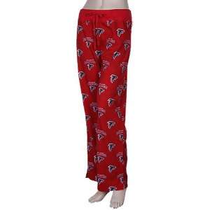   Falcons Ladies Red Supreme Pajama Pants (Large)