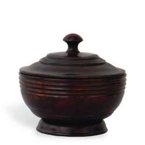  Port 68 Chelsea Round Box, Brown, 8 Inch Tall