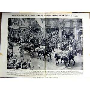   1922 PRINCE WALES HORSES COACH PADDINGTON MOUNTBATTEN
