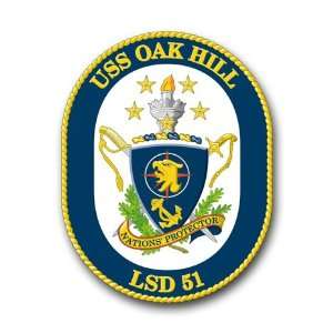  US Navy Ship USS Oak Hill LSD 51 Decal Sticker 5.5 