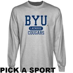  Brigham Young University T Shirt  BYU Cougars Ash Custom 