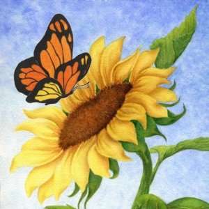  Butterfly Sunflower Magnet