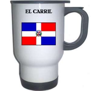  Dominican Republic   EL CARRIL White Stainless Steel Mug 