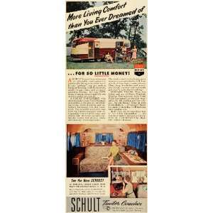   Ad Schult Trailer Coaches Mobile Homes John Inglis   Original Print Ad