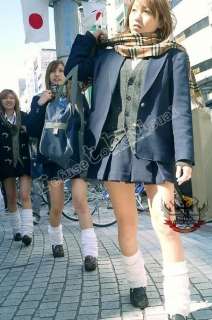 JAPAN HIGH SCHOOL Leg Warmer BUBBLE LOOSE SOCKS 120CM  