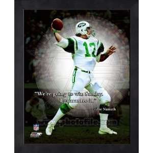  Joe Namath Framed New York Jets ProQuote Sports 