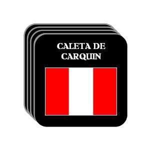  Peru   CALETA DE CARQUIN Set of 4 Mini Mousepad Coasters 