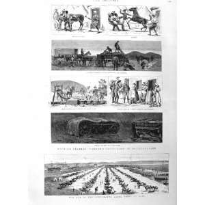  1885 WAR SOUDAN CAMEL DEPOT SUEZ WARREN BECHUANALAND