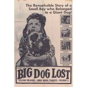  Big Dog Lost (1961) 27 x 40 Movie Poster Style A