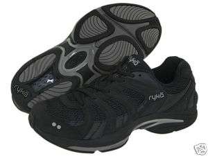 NIB Ryka Studio Flex Low Fitness Shoes 8.5 M Black  