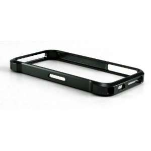  Iphone 4/4S Aluminum Bumper Case (Black) Cell Phones 
