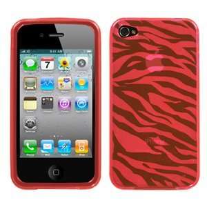  Apple iPhone 4 Candy Phone Skin, Pink Zebra Skin Cell 