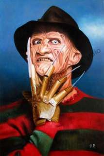 Freddy Krueger Nightmare On Elm Street Oil Art Painting  