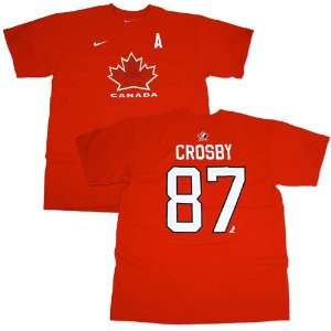  Team Canada 2010 IIHF Olympics Sidney Crosby Name and 
