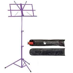  JSI Purple Student Music Stand with Carry Bag Musical 