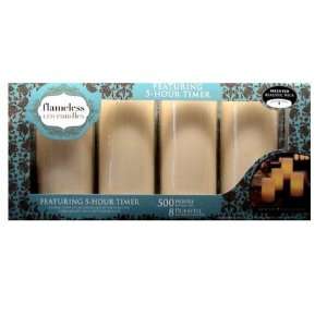   Candles with Realistic Wick   4 pack by LED Candles