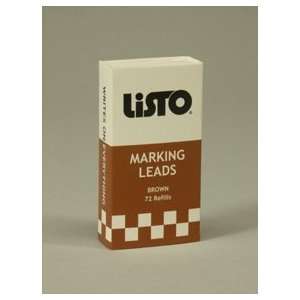  Listo 162 Refill, Box of 72, Brown