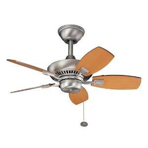  Canfield Collection 30ö Brushed Nickel Ceiling Fan with 