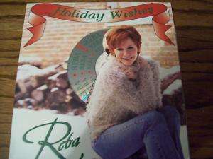 Reba McEntire Holiday Wishes Christmas Card & CD Single  