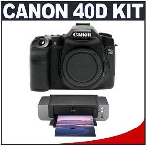 Canon EOS 40D 10.1MP Digital SLR Camera Body + Canon PIXMA 