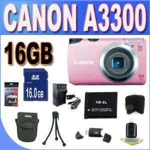  Canon Powershot A3300 16 MP Digital Camera with 5x Optical 