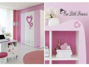 OUR LITTLE PRINCESS Girls Bedroom Wall Art Decal Decor  